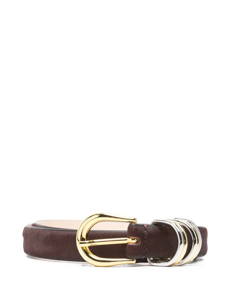  Déhanche Hollyhock Ring Belt - Brown 