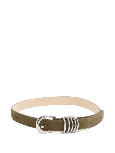  Déhanche Hollyhock Suede Belt - Green 