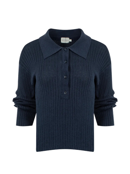  Deiji Studios Blue Polo Top 