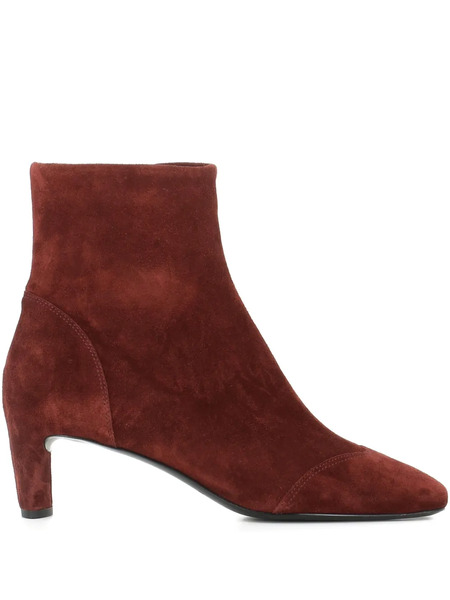  Del Carlo 55mm Suede Boots - Red 