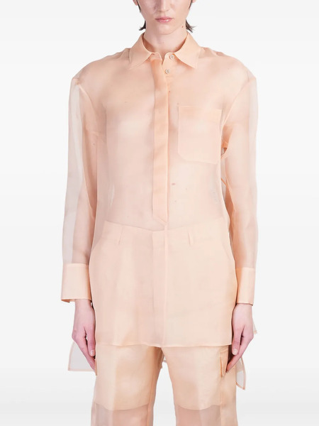  Del Core Silk Shirt - Pink 