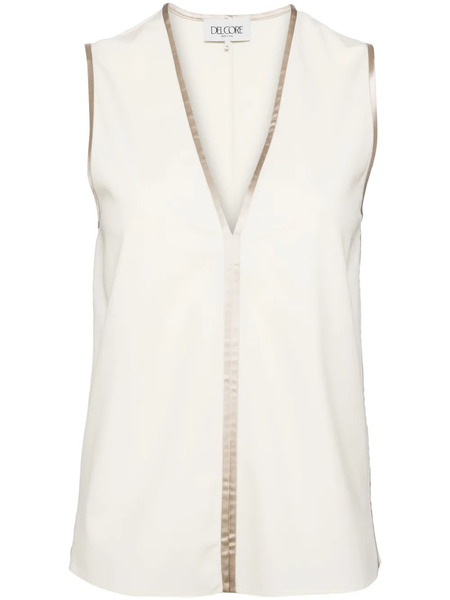  Del Core V-neck Vest - Neutrals 