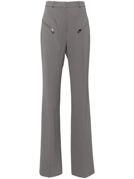  Del Core Zipper Cigarette Trouser - Grey 
