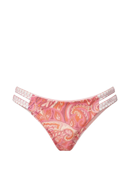  Del Maar Ruay Printed Bikini Bottoms - Orange 