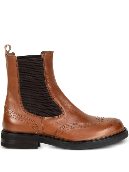  Delduca Leather Boots - Brown 