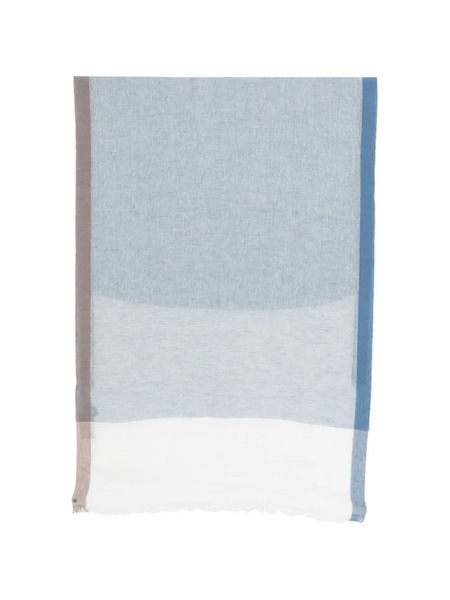  Dell'oglio Rodi Fringed Scarf - Blue 