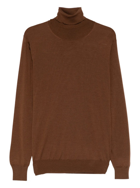  Dell'oglio Roll-neck Sweater - Brown 