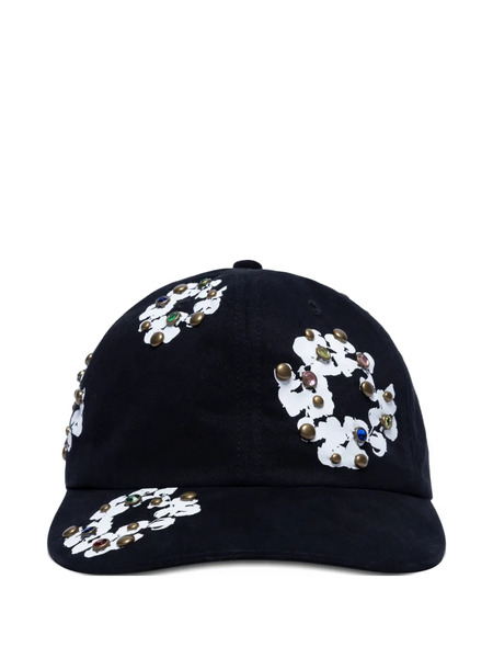  Denim Tears Wreath Cap - Black 