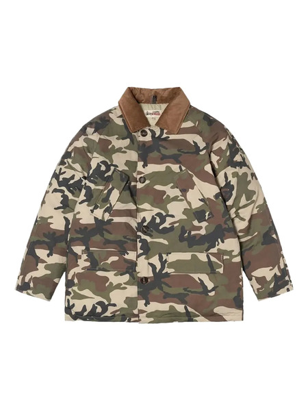  Denim Tears X Stüssy Camouflage-pattern Jacket - Green 