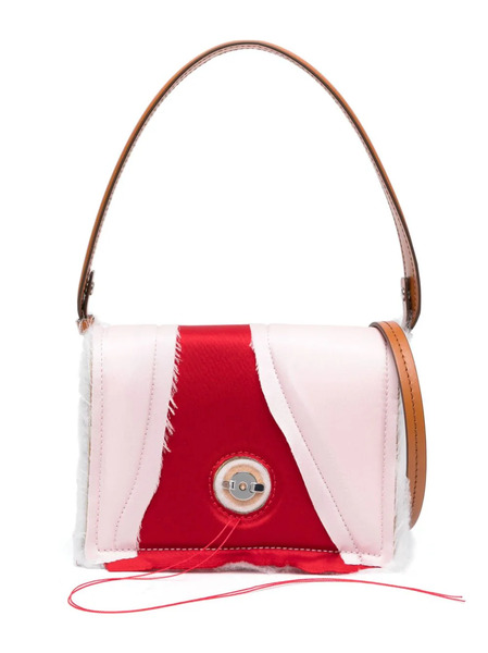  Dentro Mirim Leather Shoulder Bag - Brown 