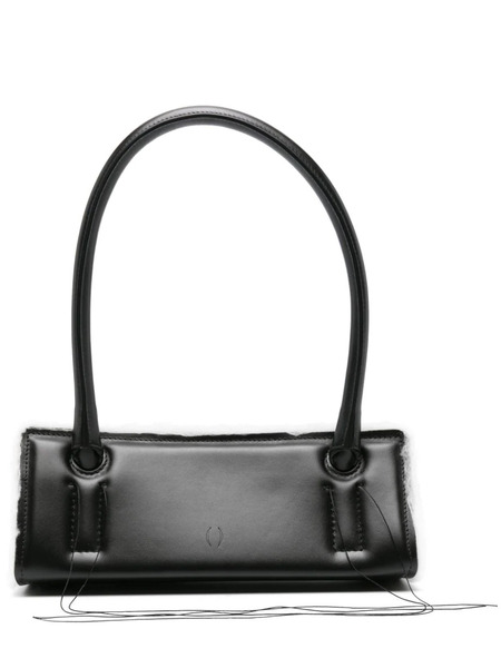  Dentro Radar Leather Shoulder Bag - Black 