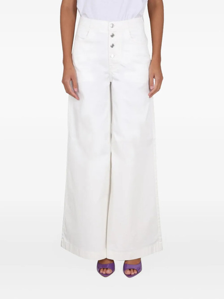  Department 5 Buttoned Trousers - White 