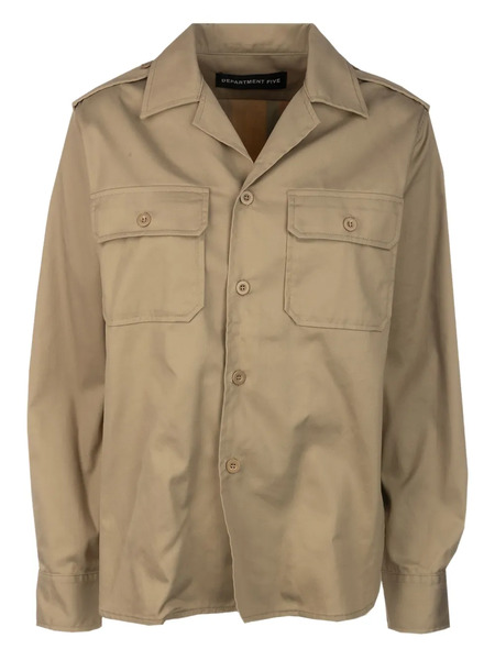  Department 5 Patch-pocket Shirt - Neutrals 
