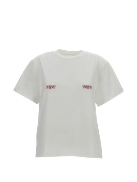  Des Phemmes Appliqué T-shirt - White 