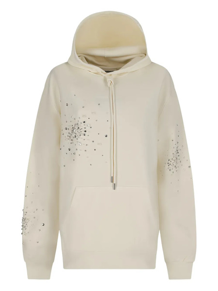  Des Phemmes Crystal-embellished Hoodie - White 