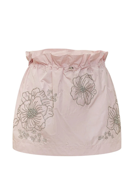  Des Phemmes Floral Embellished Mini Skirt - Pink 