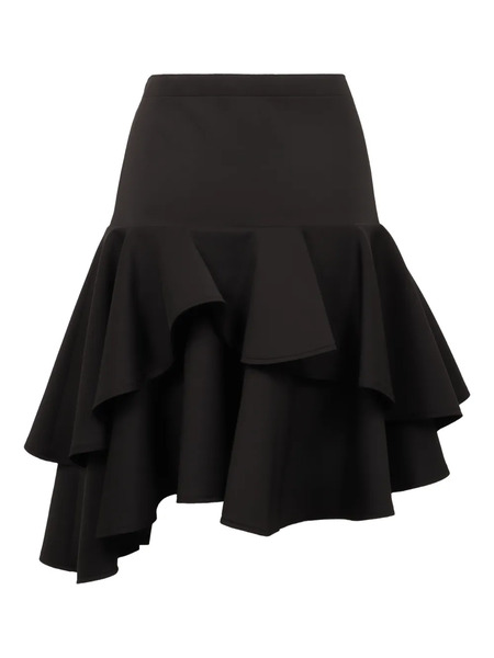  Des Phemmes Ruffled Skirt - Black 