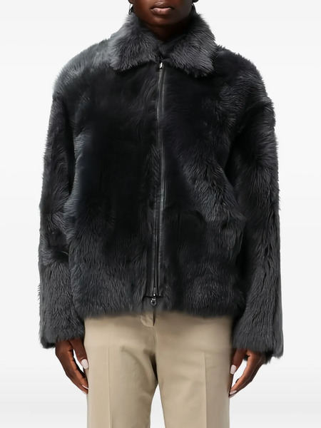  Desa 1972 Reversible Shearling Jacket - Grey 