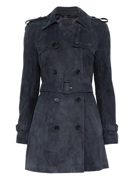  Desa 1972 Suede Coat - Blue 