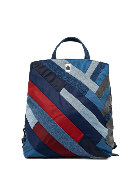  Desigual Austen Sumy Denim Patchwork Backpack - Blue 