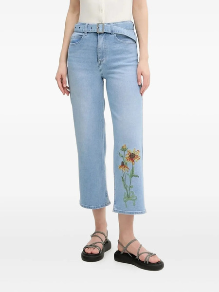  Desigual Embroidered Jeans - Blue 