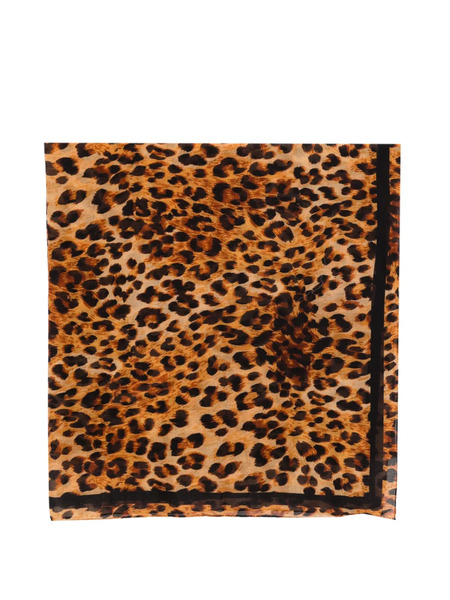  Destin Leopard-print Scarf - Neutrals 