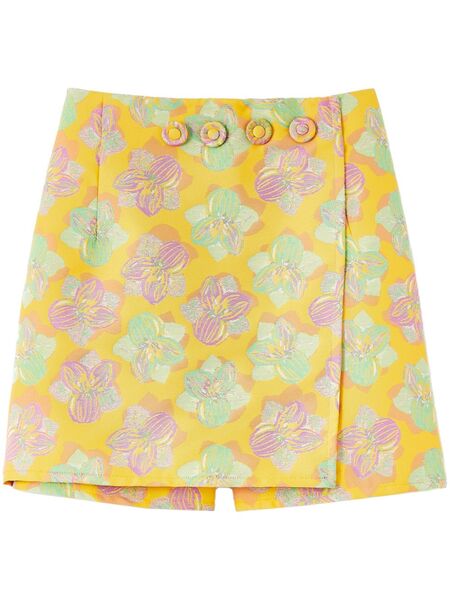  Destree All Over Floral Shorts - Yellow 