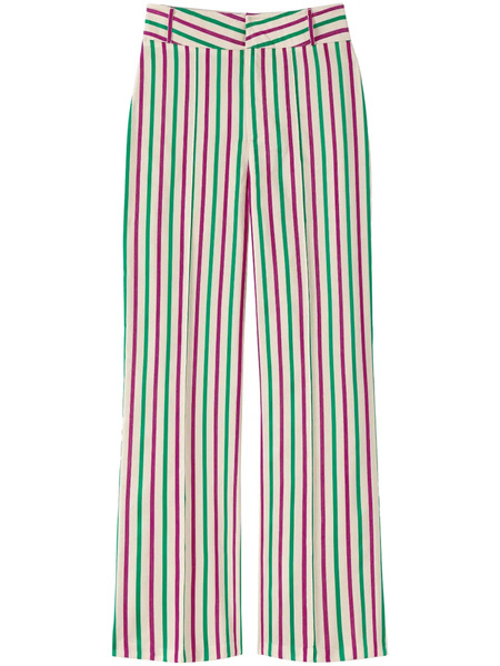  Destree Yoshi Striped Pattern Trousers - Green 
