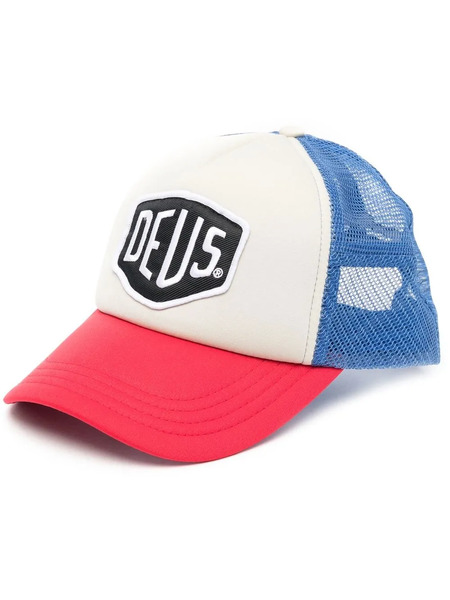  Deus Ex Machina Logo-patch Panelled Hat - Blue 