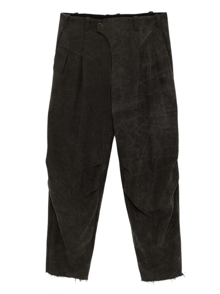  Devoa Cable-knit Trousers - Grey 