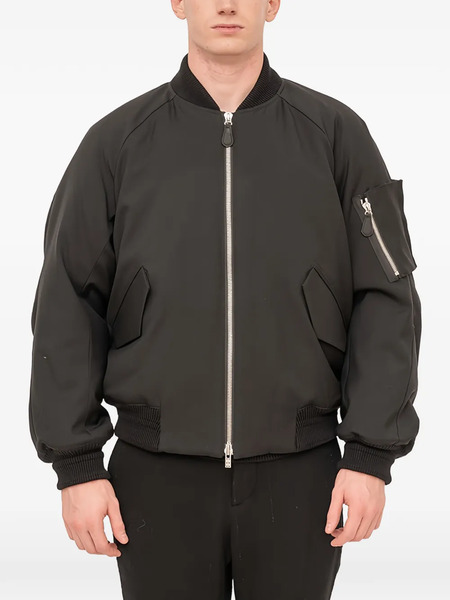  Devoa Ma-1 Bomber Jacket - Black 