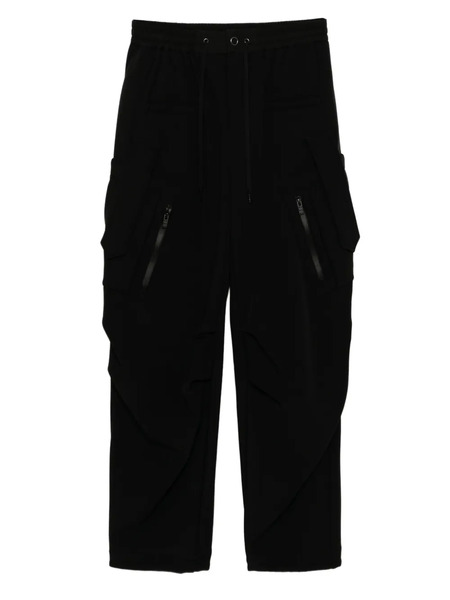  Devoa Multi-pockets Trousers - Black 