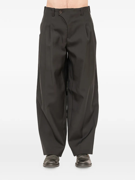  Devoa Pleated Trousers - Black 
