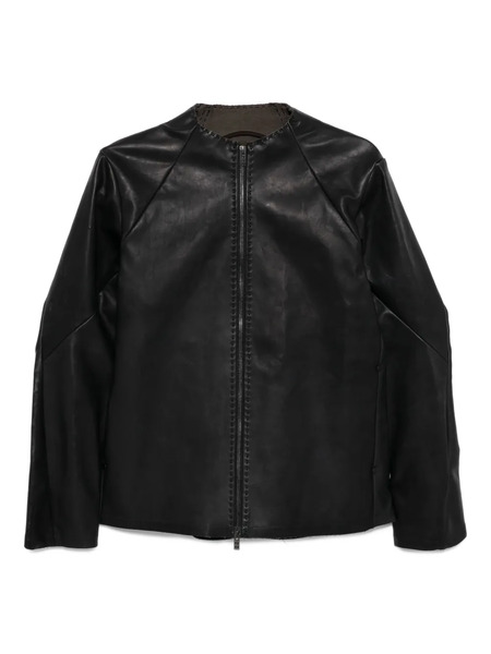  Devoa Suprem Leather Jacket - Black 