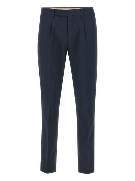  Devore Pleated Trousers - Blue 