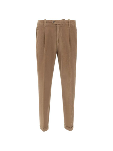  Devore Ribbed Trousers - Brown 