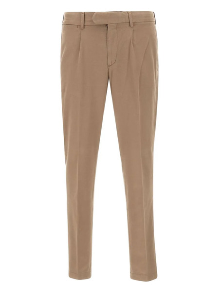  Devore Single-pleat Chinos - Brown 