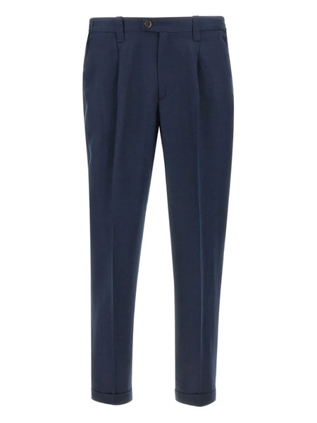  Devore Tailored Pleated Trousers - Blue 