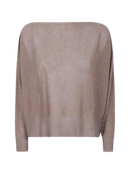  D.exterior Boat-neck Sweater - Neutrals 