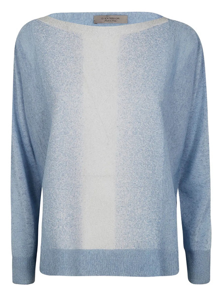  D.exterior Gradient-effect Sweater - Blue 