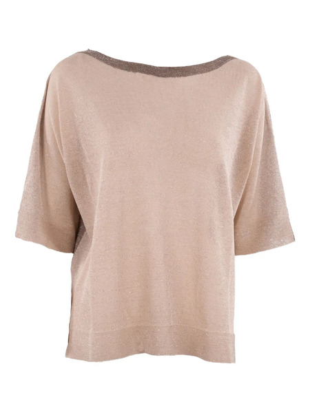  D.exterior Lurex-detail Knitted Top - Brown 