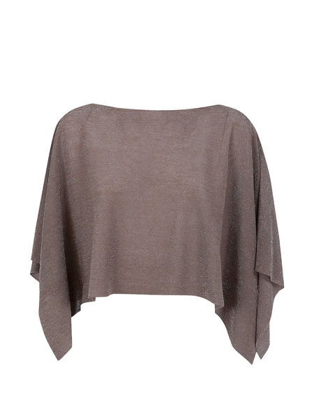  D.exterior Lurex-embellishment Cape - Brown 