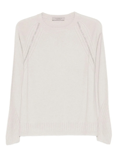  D.exterior Raglan-sleeve Ribbed Sweater - Neutrals 