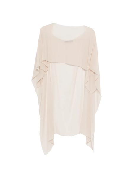  D.exterior Ruffled Top - Neutrals 