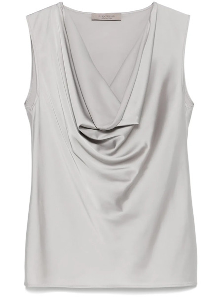  D.exterior Satin Top - Grey 