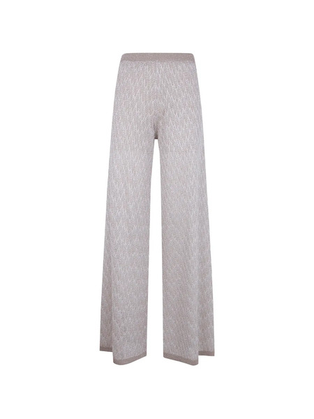  D.exterior Zigzag-pattern Trousers - Neutrals 