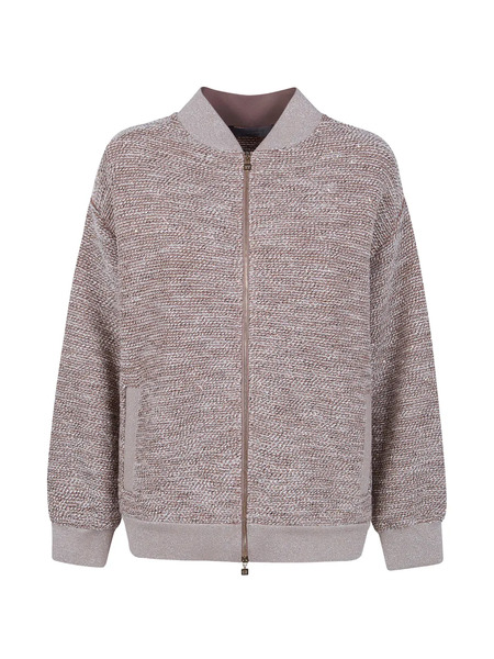  D.exterior Zip-fastening Bomber Jacket - Neutrals 