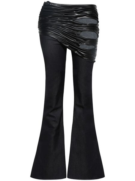  Di Petsa Draped Detailing Jeans - Blue 