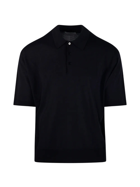  Diana Studio Buttoned Polo Shirt - Black 