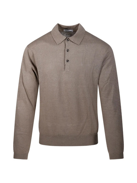  Diana Studio Buttoned Polo Shirt - Brown 